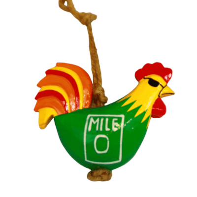 Zero Mile Rooster Ornament