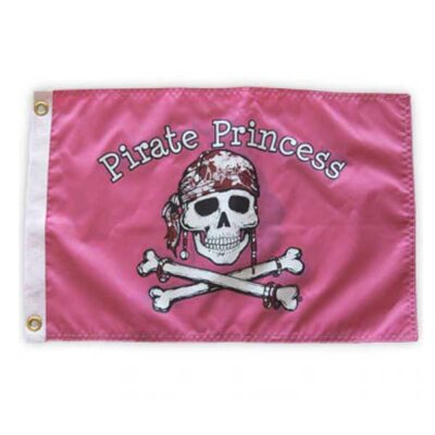 Pirate Princess Flag - 12in x 18in