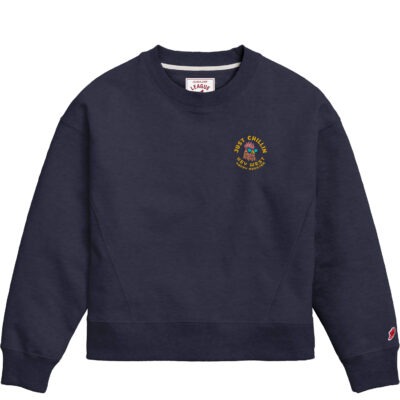 Women's Boxy Crewneck Sweatshirt - Happy Rooster