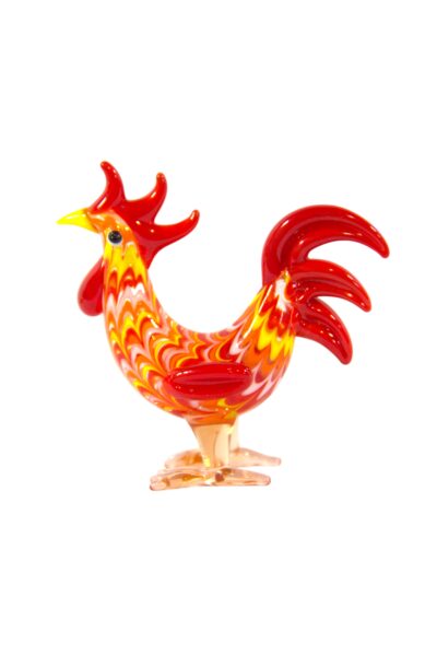 Glass Rooster - 3 inch